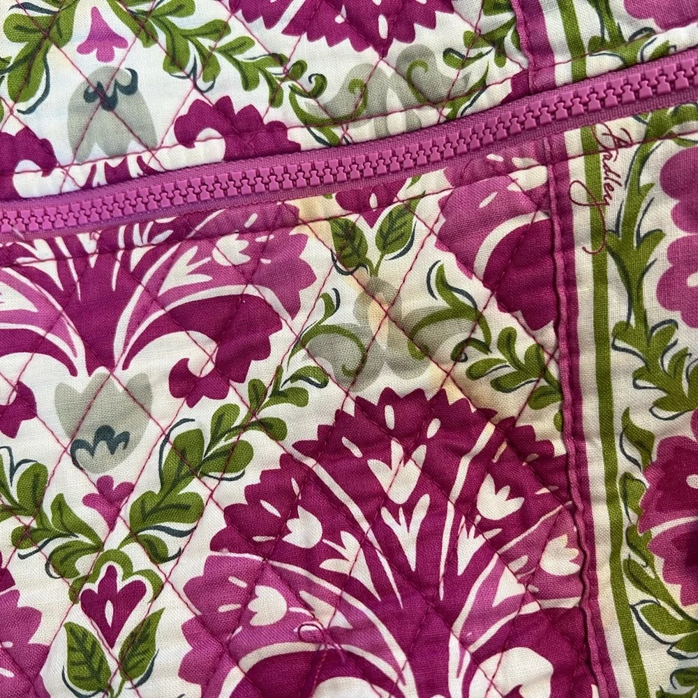 Vera Bradley Pink and Green Floral Bag - Picture 8 of 16